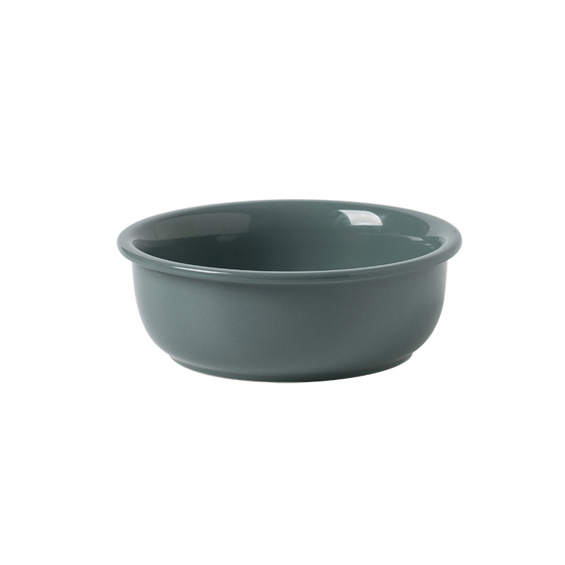 Wholesale Green White Ceramic Cat Bowl With Stand