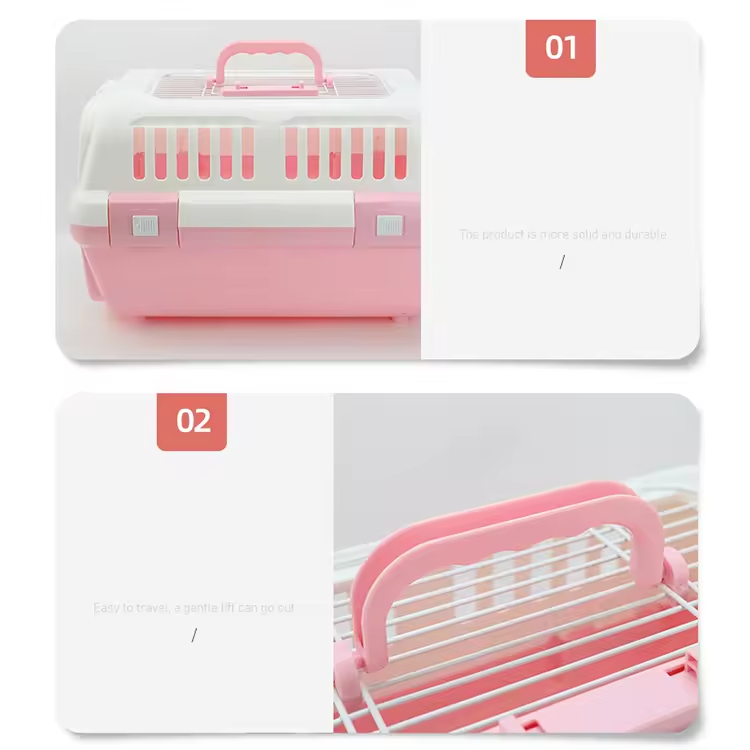 New Style Portable Pet Carriers Bag Colorful Chrome Lock Breathable Pet Travel for Cats Carriers Pet Air Box