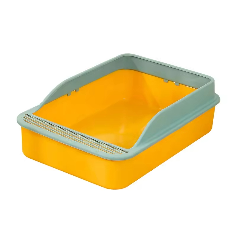 Cat Clean up Products Plastic Large Space Cat Toilet Box Cat Litter Box Sandbox