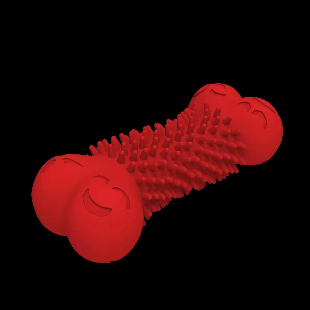 Reasonable Price Custom rubber dog toys chew toys for aggressive chewers bone dog tooth cleaning toys