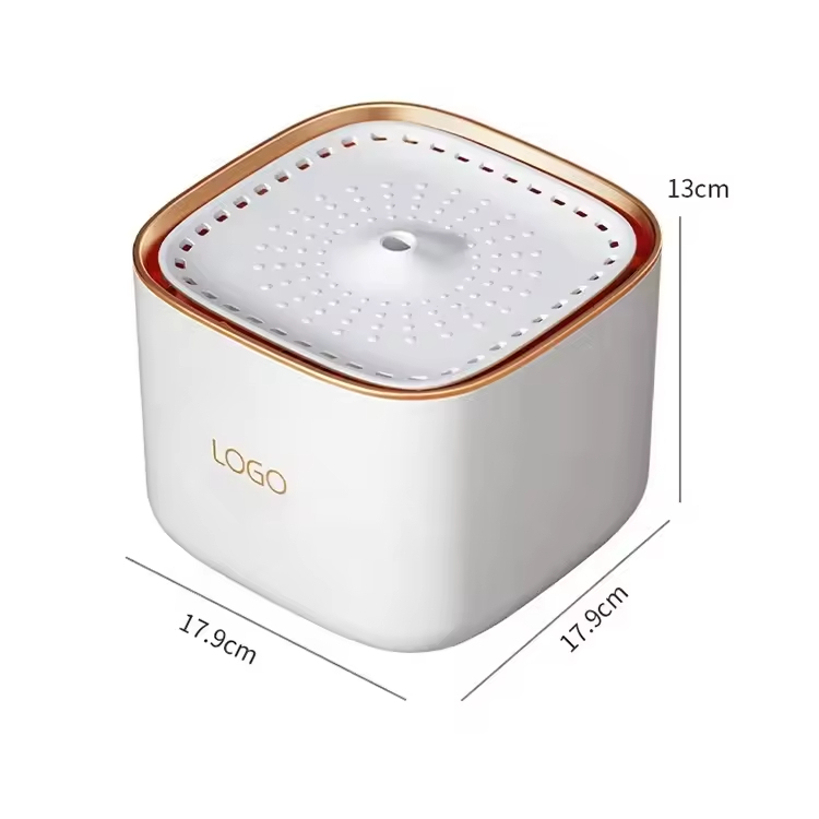 LED Cat Water Fountain Pet Drinking Water Dispenser With Filter Stainless Steel Pet Water Bowls Feeders