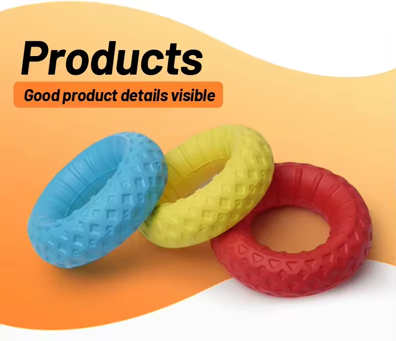 Supply IQ Training EVA Ring Swim Clean Teeth Interactive Dog Toy crinkle pet toys high durability