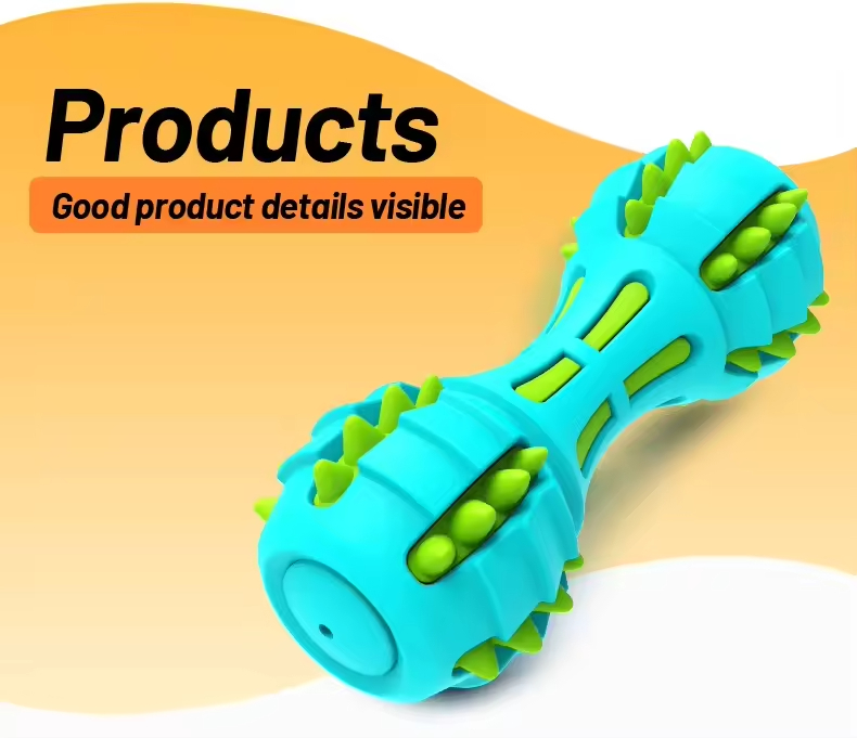 Supply Custom dog toys durable rubber tooth cleaning chew pet squeak dog interactive toy cheap price