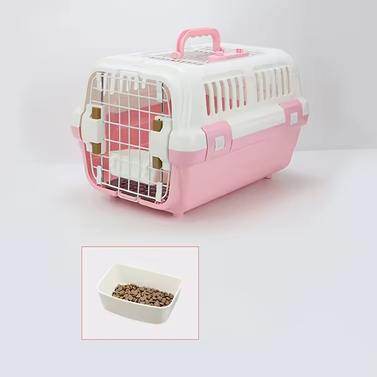 New Style Portable Pet Carriers Bag Colorful Chrome Lock Breathable Pet Travel for Cats Carriers Pet Air Box