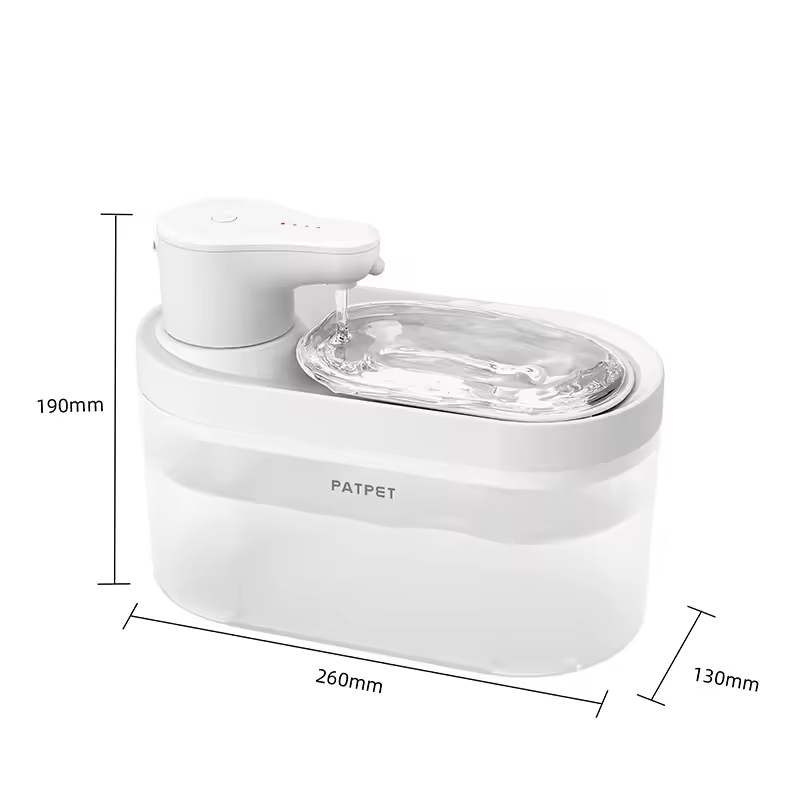 Custom Electric Smart Pet Drink Fountain Cat Water Feeder Indoor Automatic Filter Water Drink Dispenser USB for Dog Cat