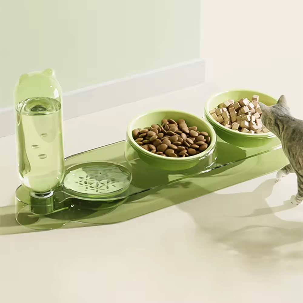 3 in 1 Automatic Portable Dog Food Bowl Cat Feeder Outdoor Travel Drinking Dog Water Bowls