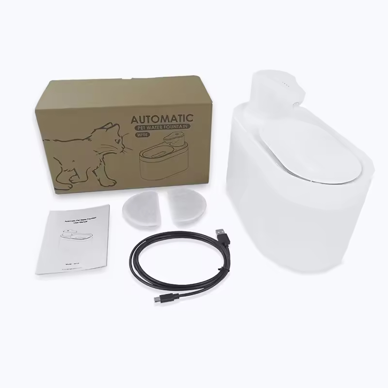 Custom Electric Smart Pet Drink Fountain Cat Water Feeder Indoor Automatic Filter Water Drink Dispenser USB for Dog Cat