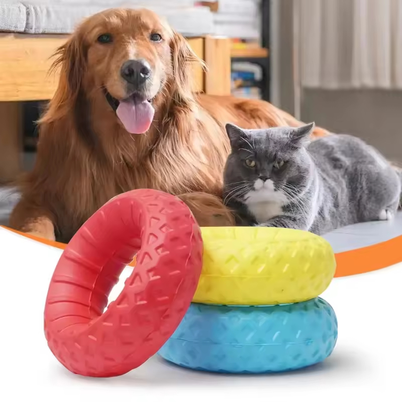 Supply IQ Training EVA Ring Swim Clean Teeth Interactive Dog Toy crinkle pet toys high durability