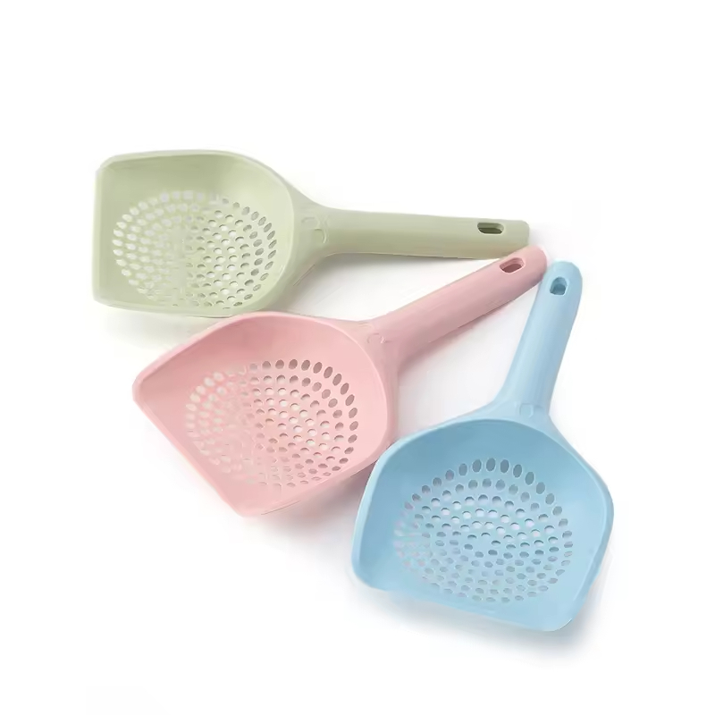 Factory Wholesale Plastic Extended Large Pet Cat Litter Waste Scooper Cat Sand Shovel